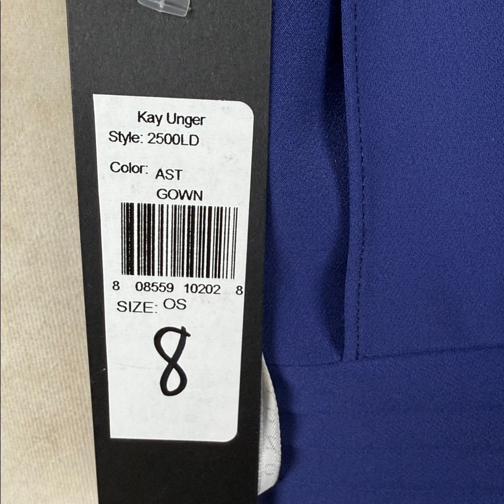 Kay Ungar Demi Walk Thru Sleeveless Jumpsuit in Cobalt blue - Picture 12 of 13